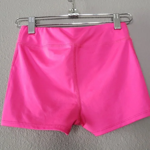 Reel Legends Girl's Swim Short - Hot Pink - Picture 4 of 6